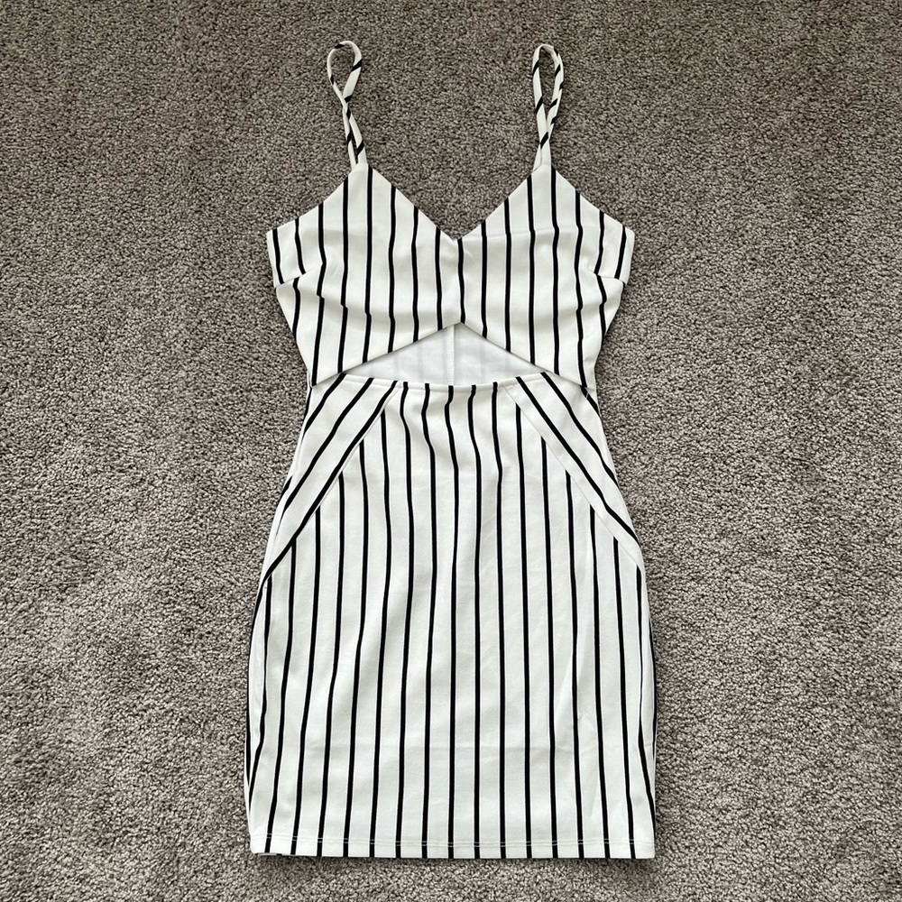 Mini striped dress